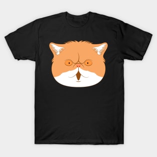 Exotic Shorthair Cat Head T-Shirt